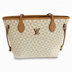 Designer-Style Beige Geometric hand bag